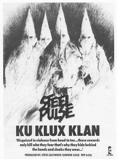 Anuncio del single «Ku Klux Klan» en NME (1978)