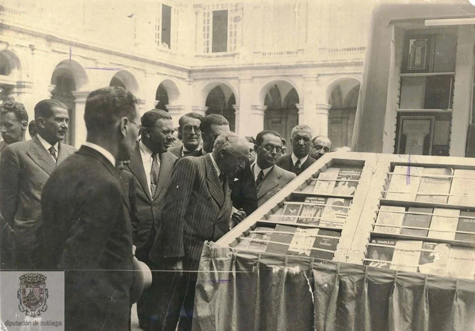 El camión-stand en Málaga