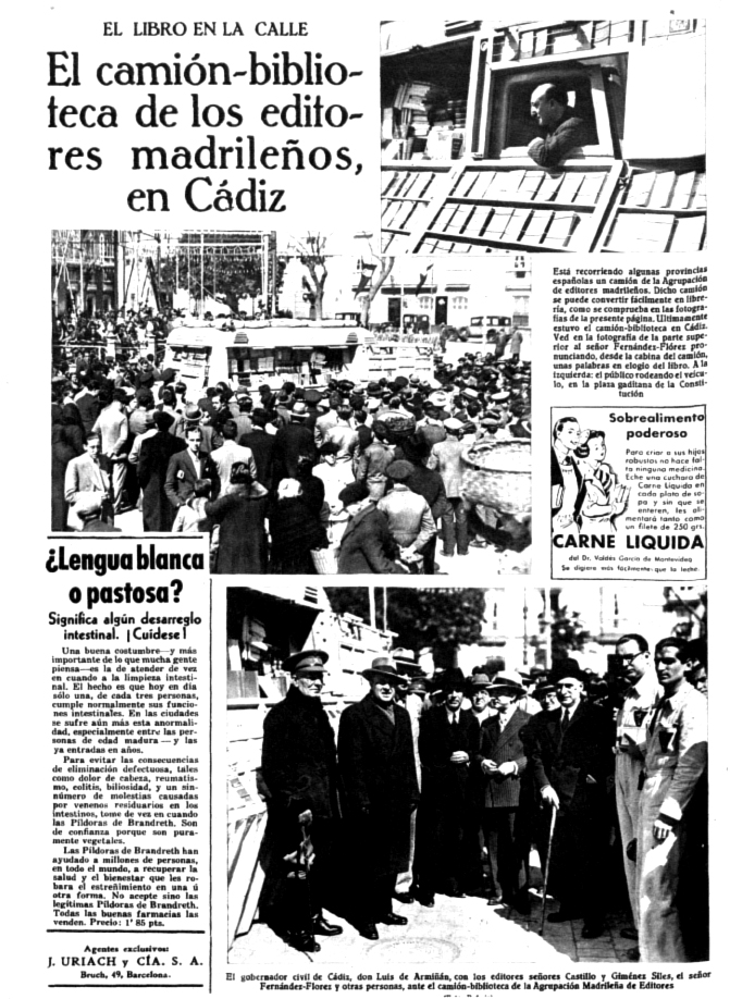 El «camión-biblioteca» llega a Cádiz