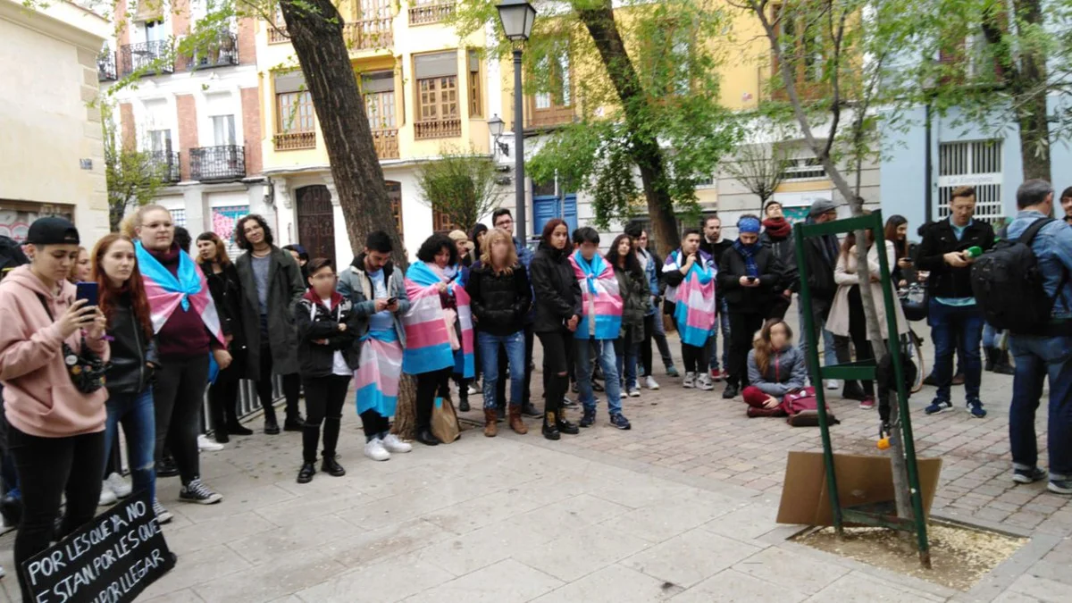 Acto del Día de la Visibilidad Trans en la Plazuela de la Memoria Trans | COGAM (31 de marzo de 2019, Madrid)