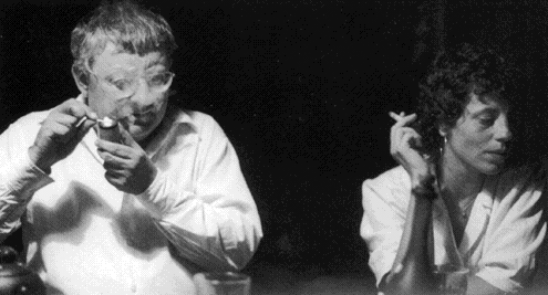 Otra de las últimas fotografías conocidas de Debord junto a Etienne, a comienzos de los 90