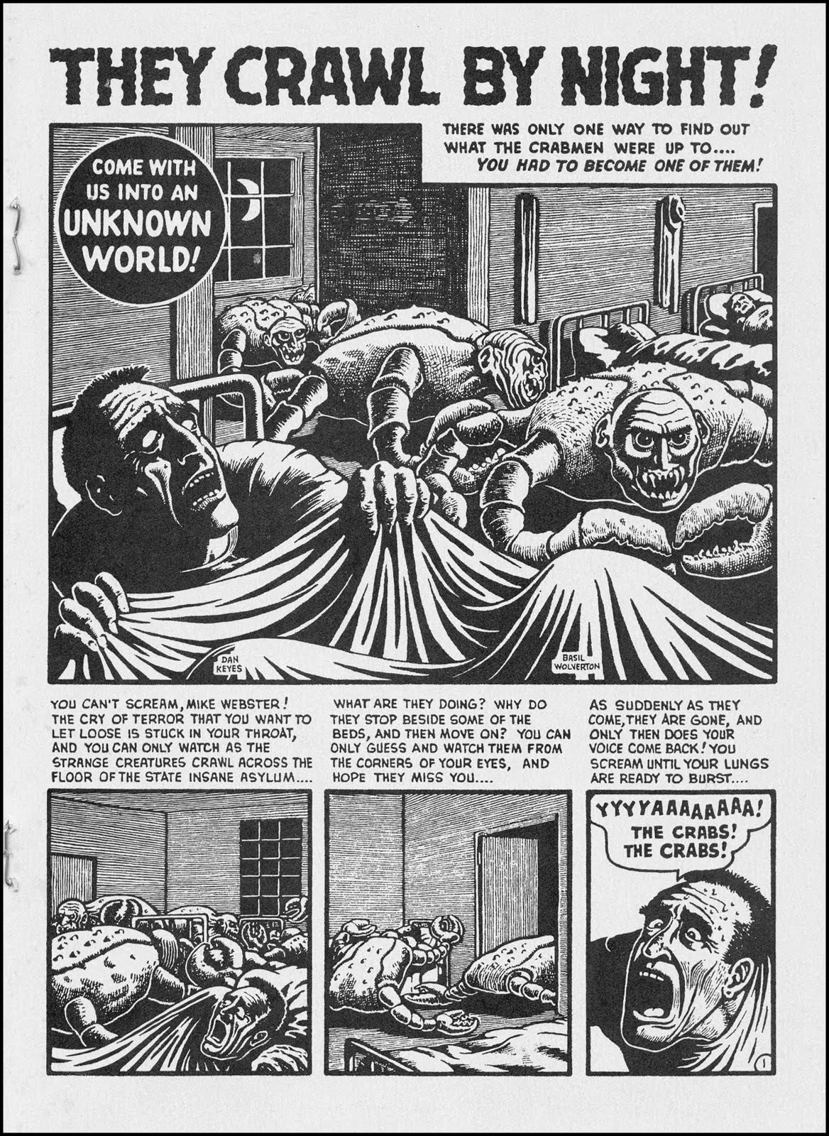 Trabajos de Wolverton para la prensa undeground estadounidense