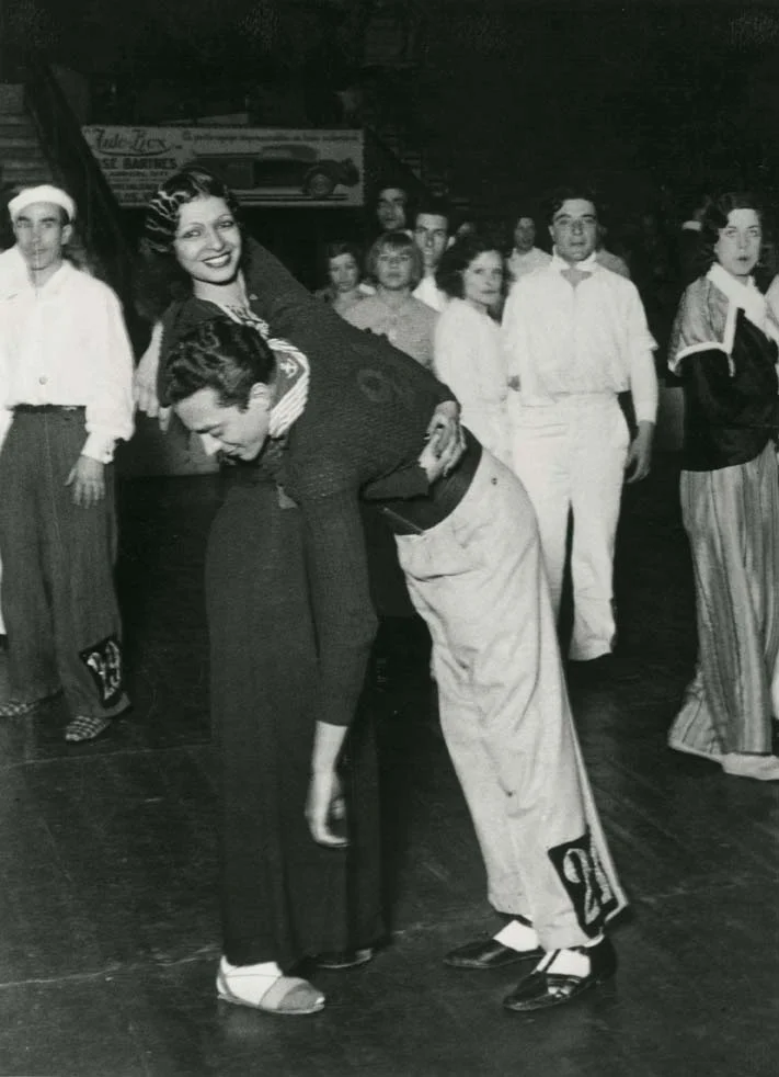 Campeonato Internacional de Baile de Resistencia en el Olympia (Barcelona, 1934). AFB. Fotografía: Pérez de Rozas
