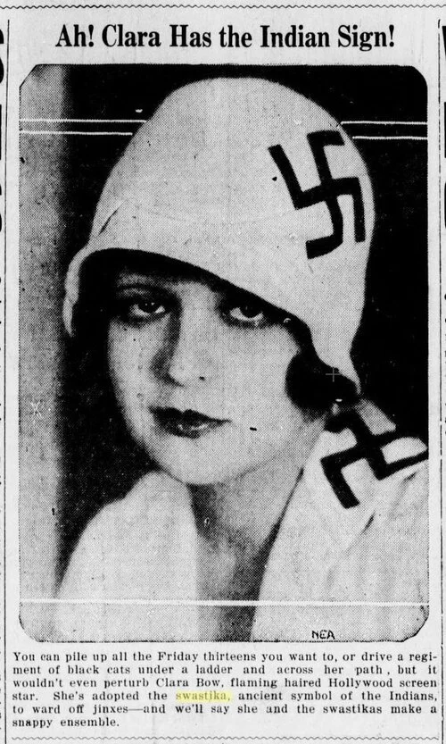 Original de la noticia y fotografía de Bow ( The New Yorker , 6 de junio de 1928)