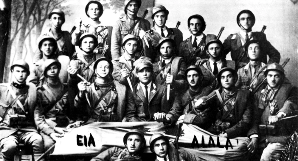 Un grupo de  arditi i talianos durante la Primera Guerra Mundial