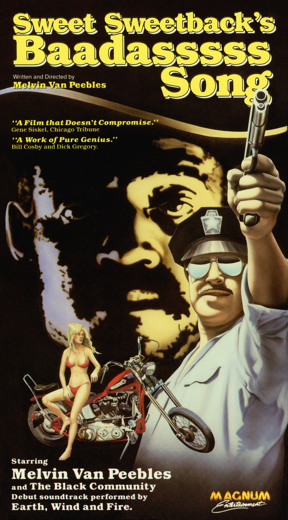 Cartel de Sweet  Sweetback's  Baadasssss Song (1971) de Melvin Van Peebles