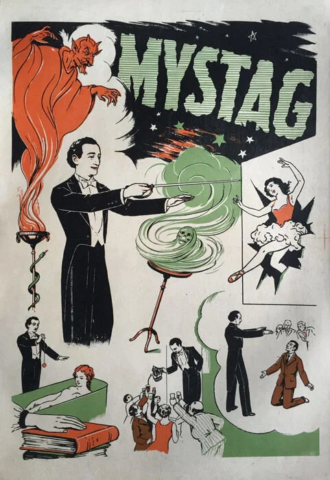CARTEL DE MYSTAG EL MAGO