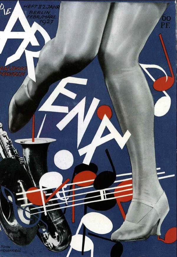 Cartel realizado por John Heartfield en su faceta de diseñador gráfico (1927).