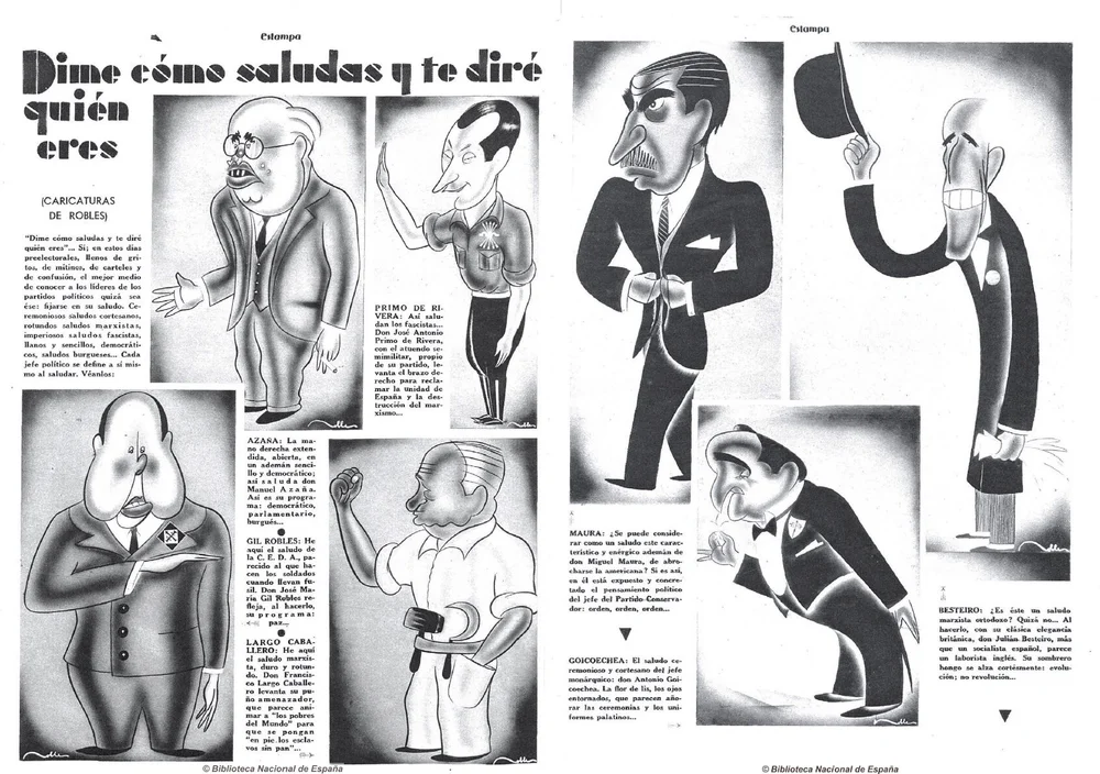 La revista  Estampa  ante las elecciones de febrero de 1936