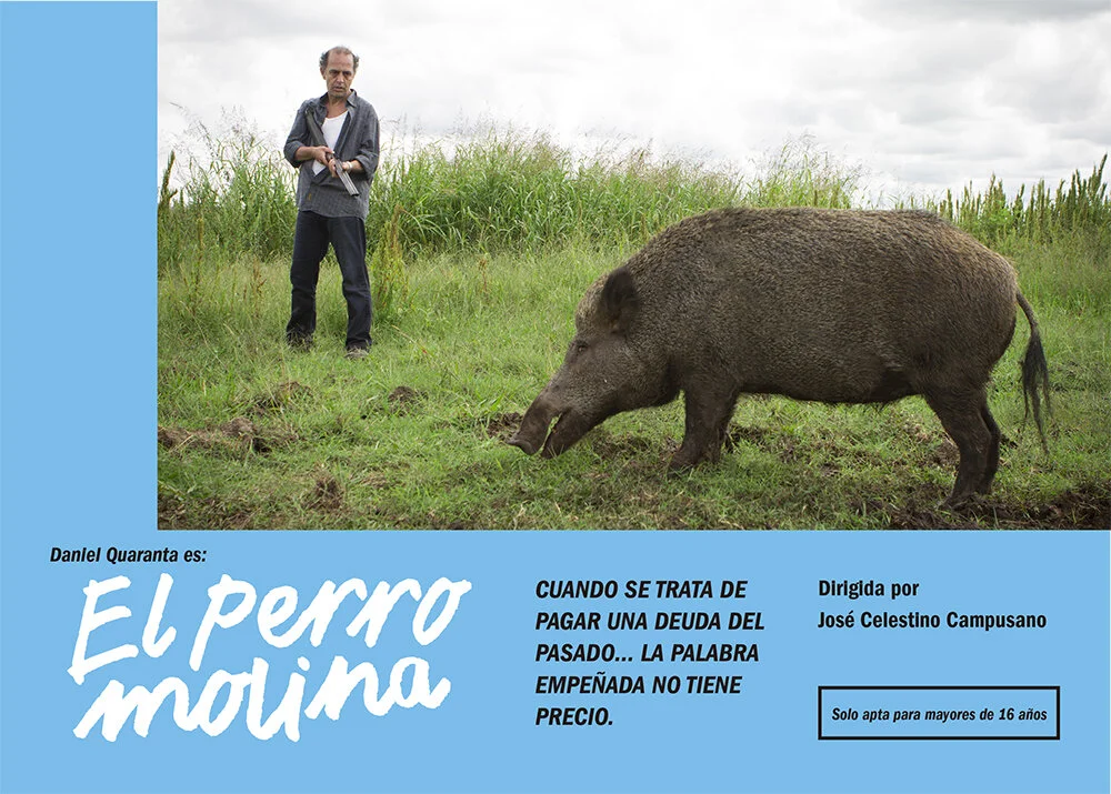 Fotocromo de Aníbal Hernández para «En el barro. Una aproximación al cine de José Celestino Campusano», ciclo organizado por la Embajada Argentina en el Reino de España y La Casa Encendida en 2015.