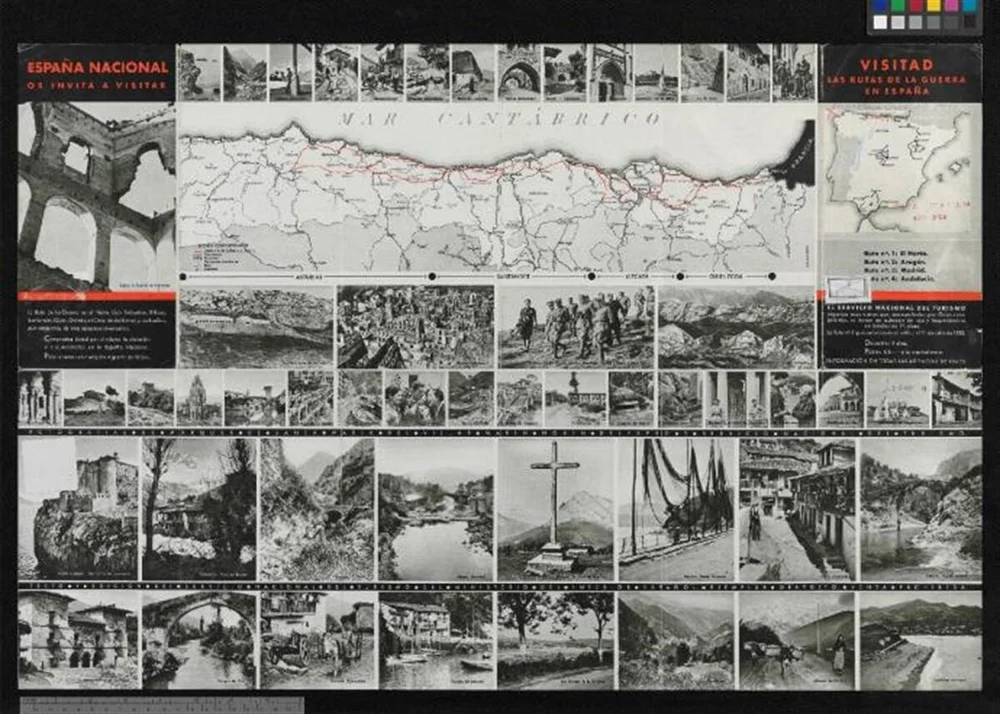 Folleto de la ruta turística del norte (1938)