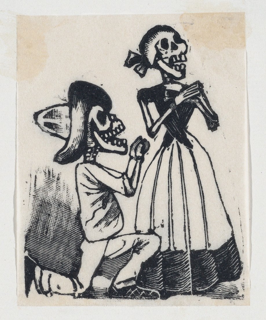 A-male-skeleton-on-his-knees-before-a-female-skeleton-vignette-for-the-feast-of-the-dead-ca.-1890–1910-José-Guadalupe-Posada.jpg