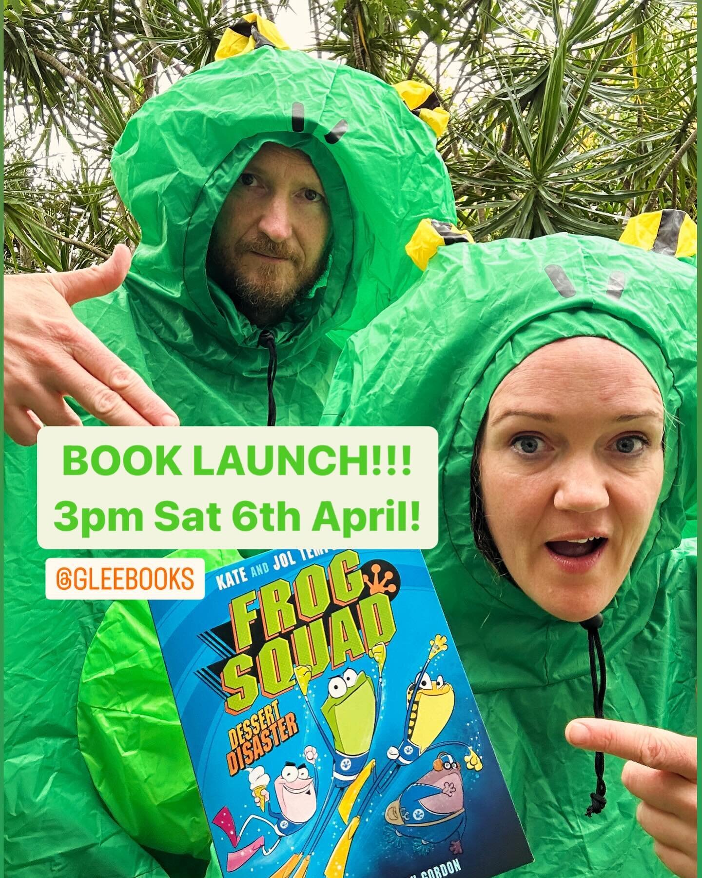 CALLING ALL FROGS!!! Come and join us for a frog-tastic book launch for our new series FROG SQUAD!!! 🐸 🐸 🐸 Join us for a Top Secret HOP-eration as we introduce you to this elite team of rescue frogs that are ready to save the day&hellip; if they c