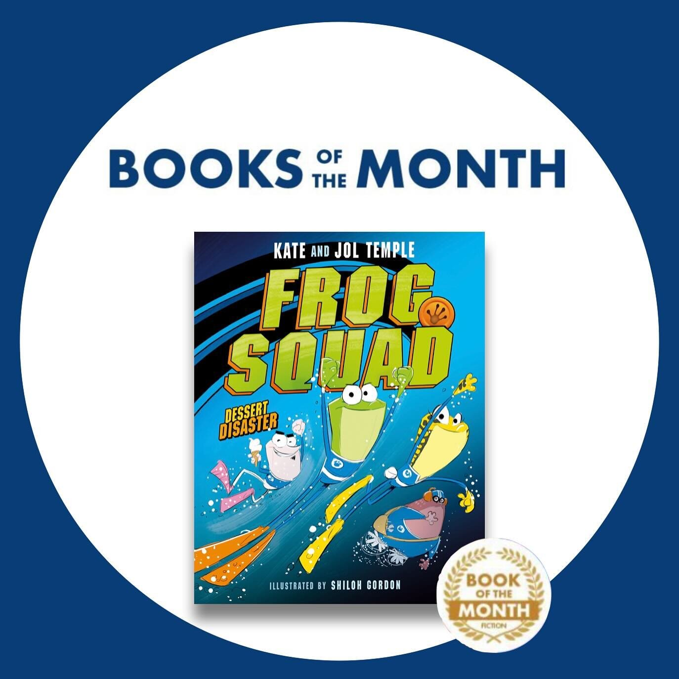 It&rsquo;s April people and we have some EXCITING NEWS!!! 🐸 FROG SQUAD - Dessert Disaster is @qbdbooks Book of the Month! And we are HOPPING with joy! Thanks QBD for picking this froggy adventure tale! It&rsquo;s time to get froggy!!! #frogs #frogco