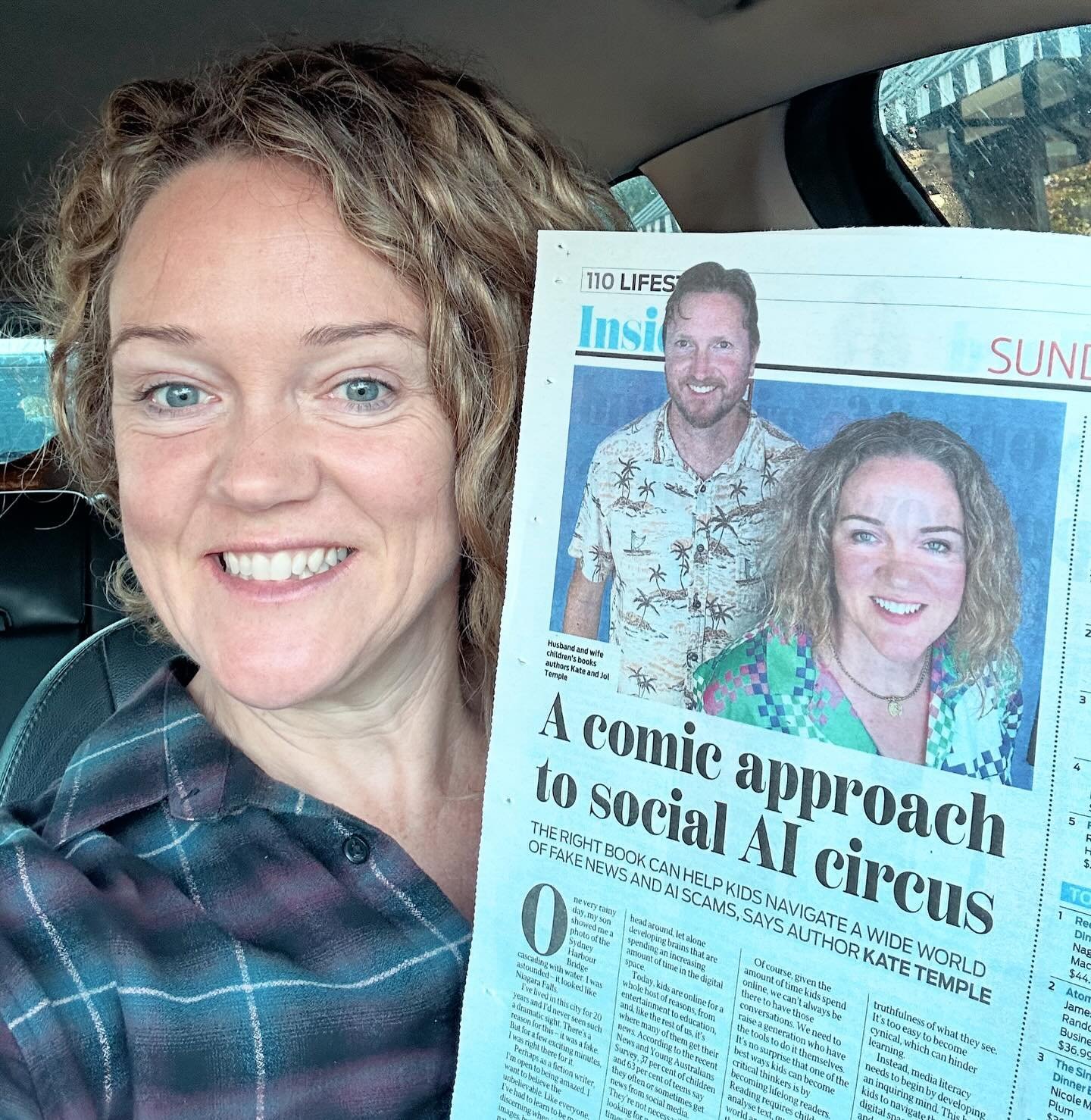 Check out this little opinion piece I wrote for @dailytelegraph about fostering media literacy in young people. 📰 🎉 Our kids are growing up in a world full of AI, deep fakes, bots, influencers and scams and it can be hard to address with young chil