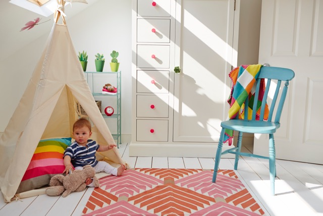 A light-filled attic nursery in North West London