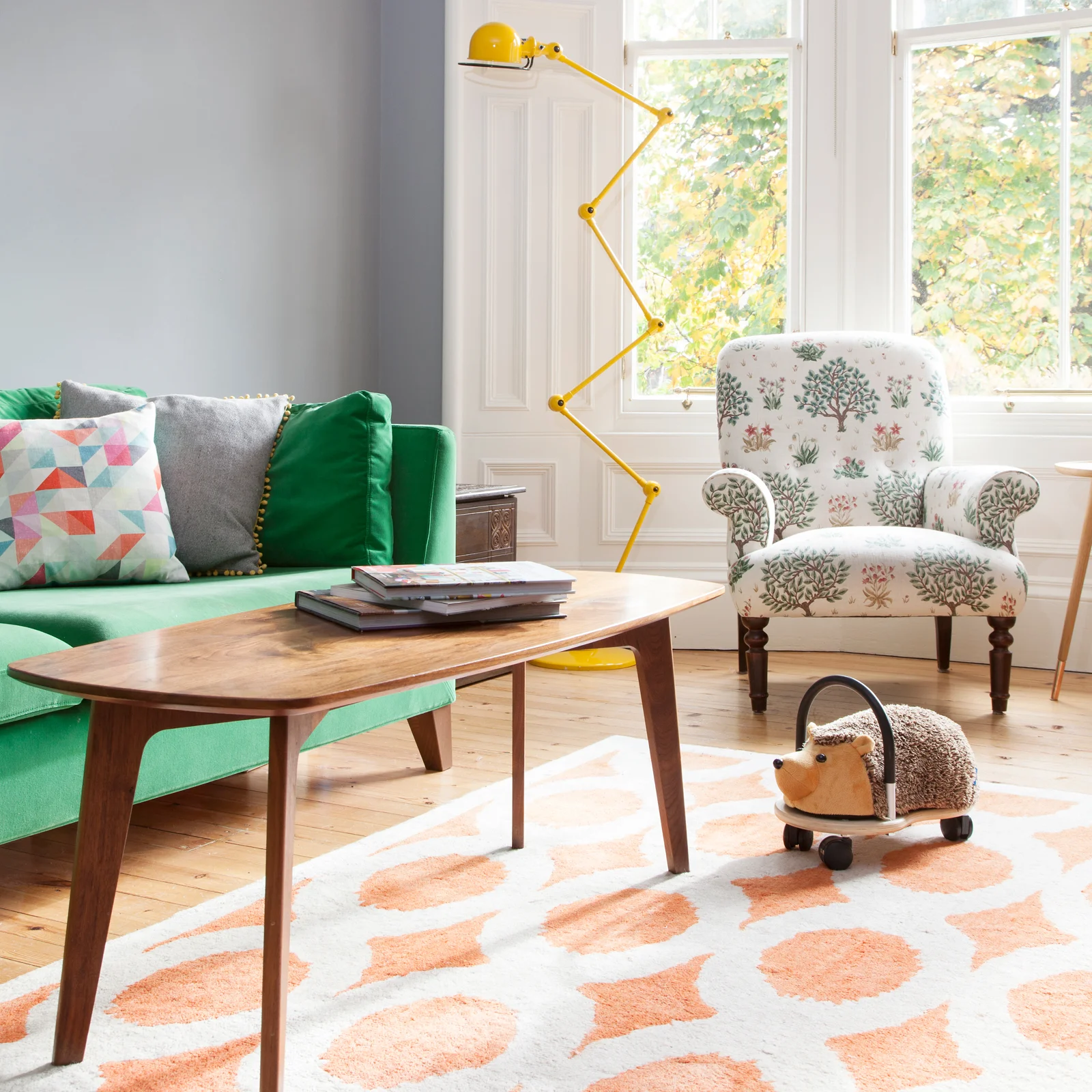The Pink House Tour: Living Room
