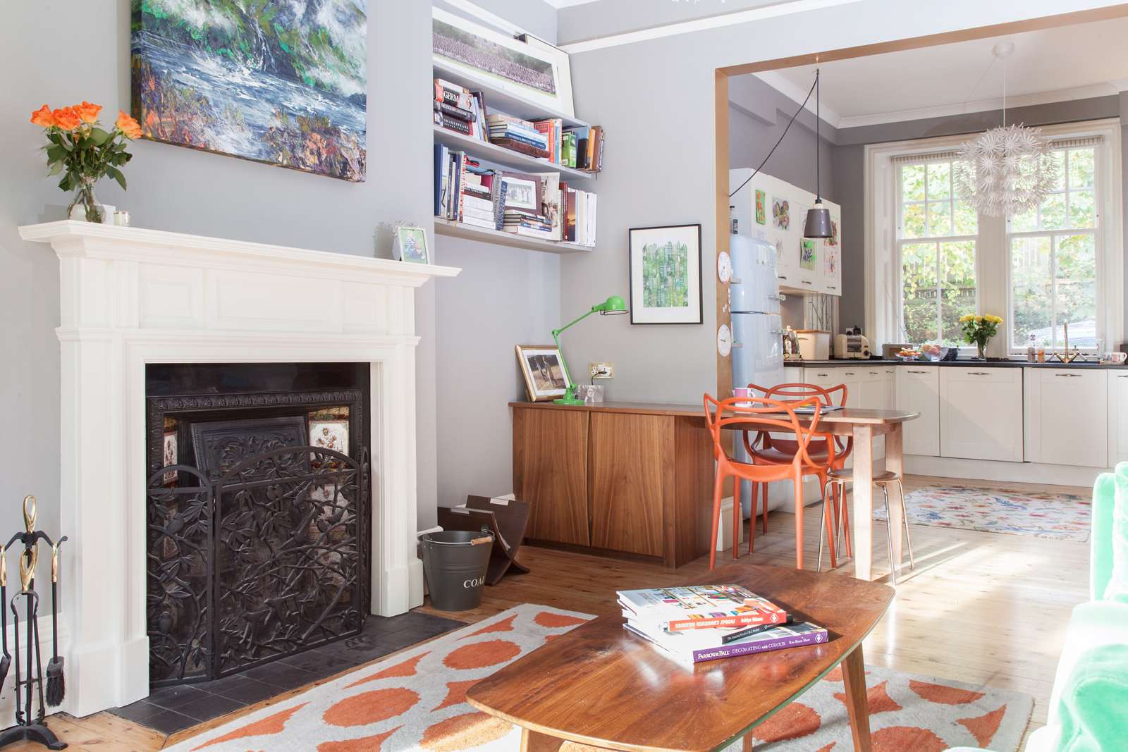 The north-facing kitchen's much brighter since we knocked through the dividing wall/Photo: Susie Lowe