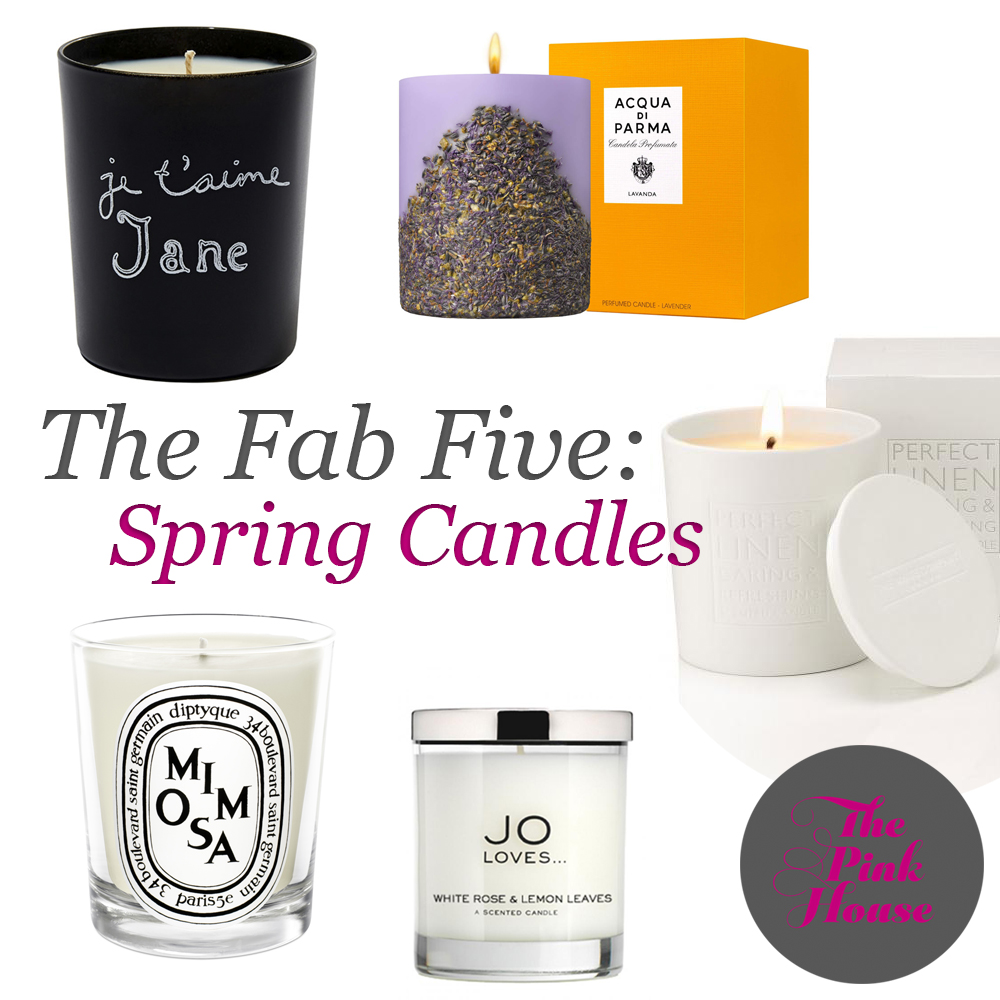 The Fab Five: Spring Candles