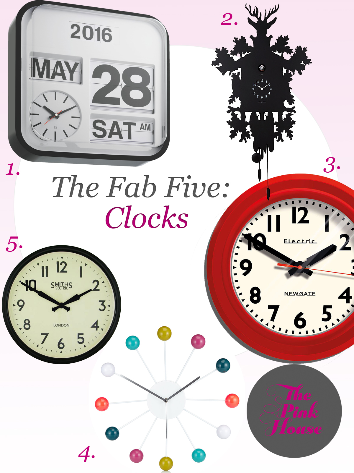 Cool clocks for sale