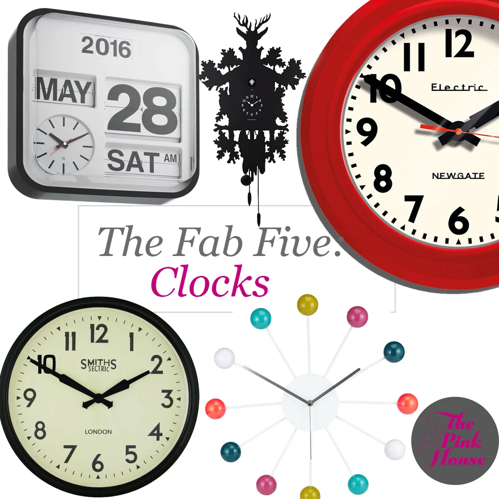 The Fab Five: Clocks