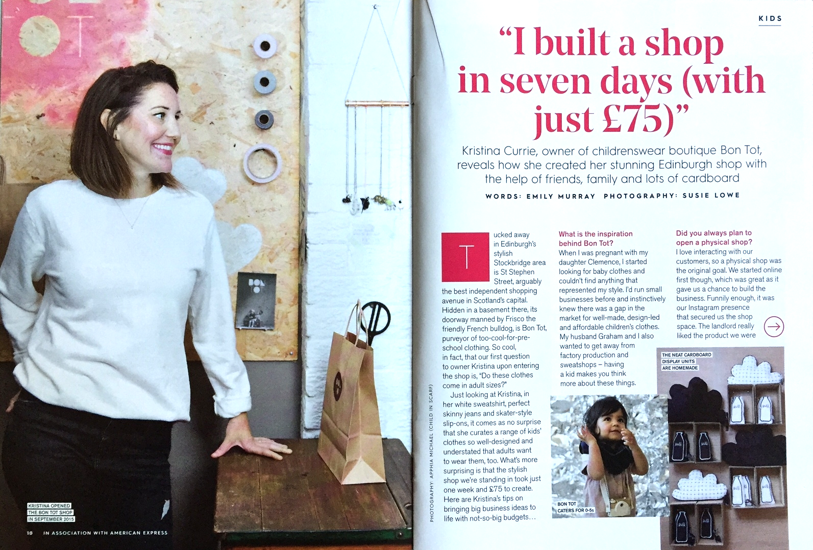 Bon Tot in Stylist magazine by Emily Murray and Susie Lowe