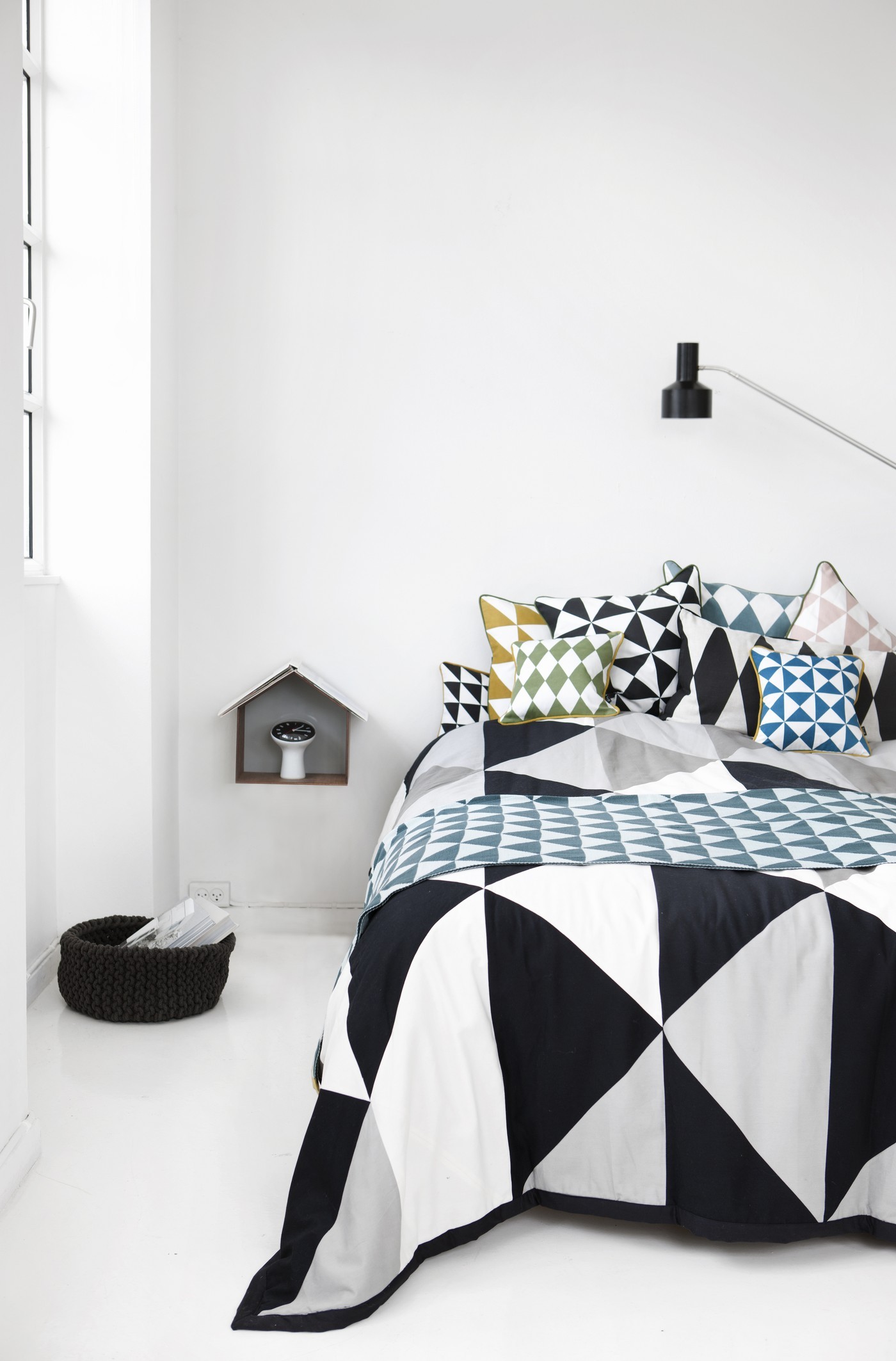 Ferm Living's Geometry cushions, Cloudberry Living