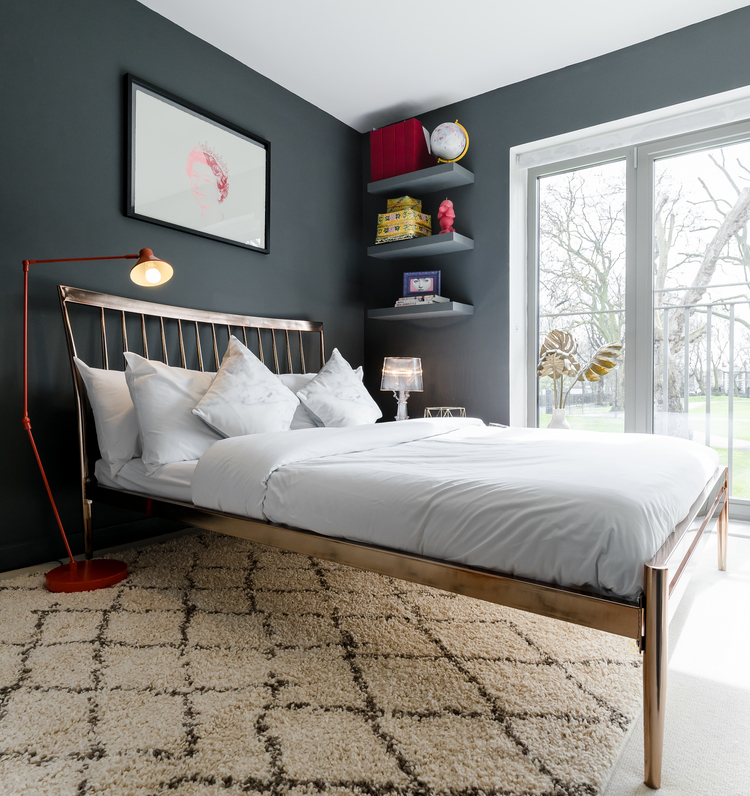 For more on how Emilie styled this bedroom on a budget click here