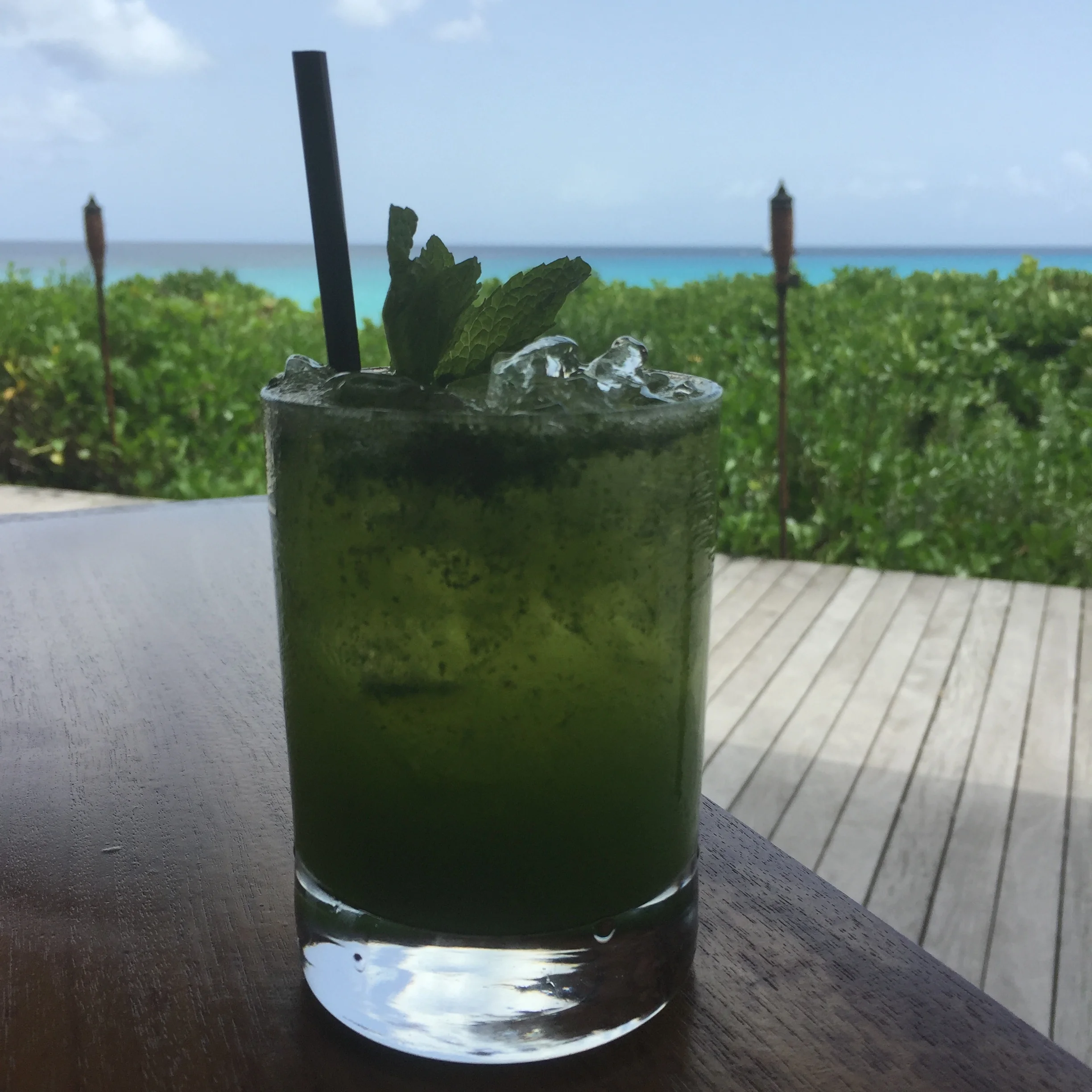 The Amanyara mojito: don't sip and cycle