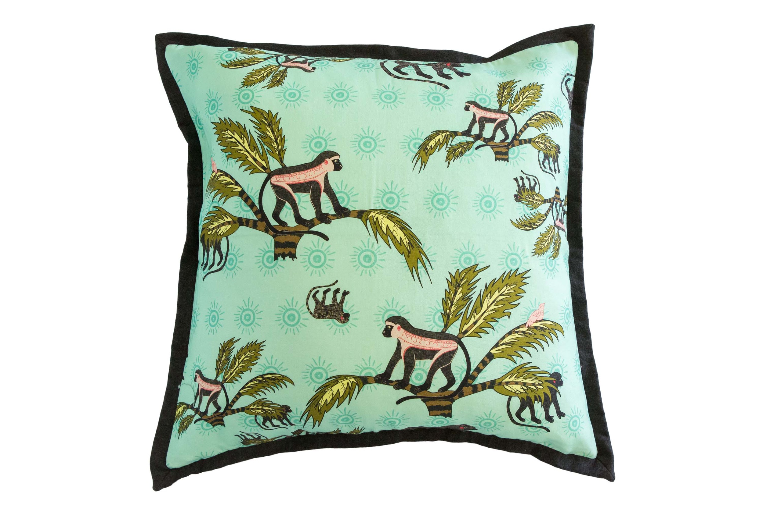 Monkey Palm Oasis cushion by Halsted