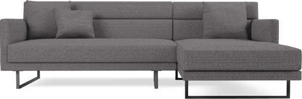 Amor small corner sofa, in Graphite