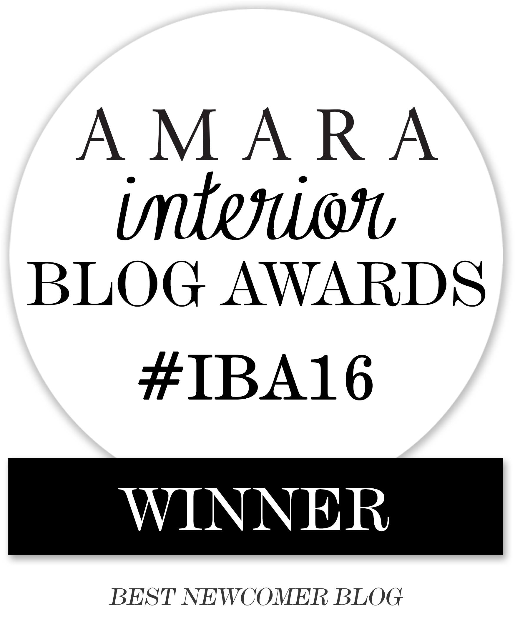 Amara Interior Blog Awards IBA16 2016 Best Newcomer winner The Pink House