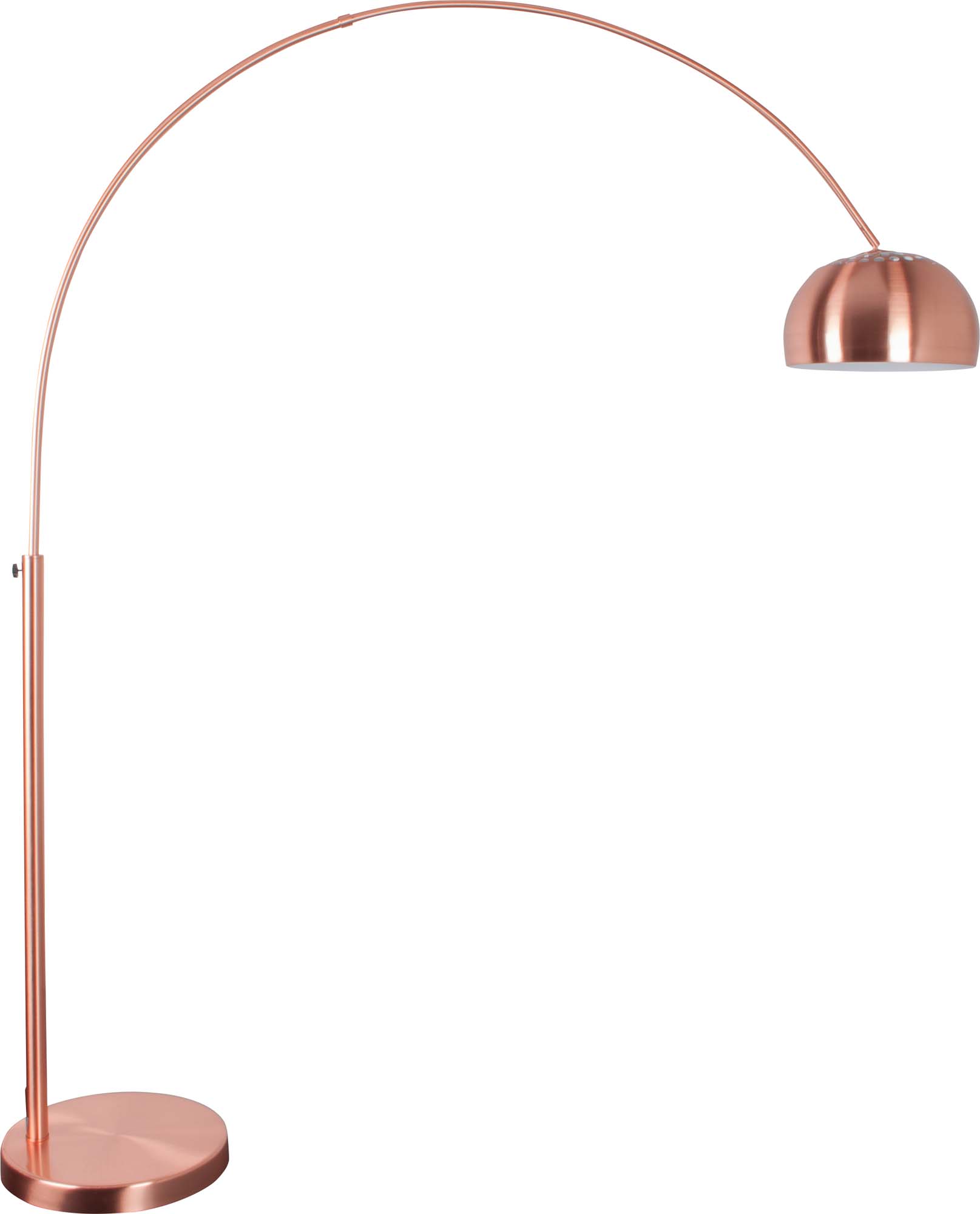 Metal bow copper lamp from 4living.co.uk