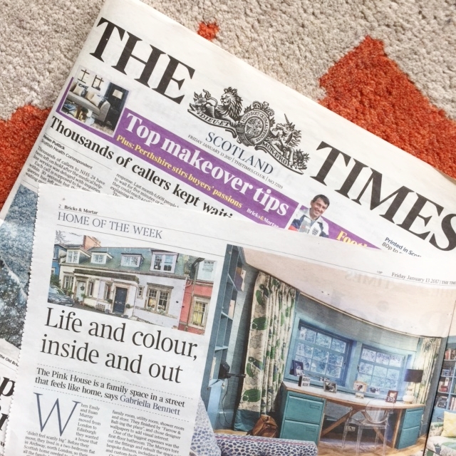 The Pink House in The Times