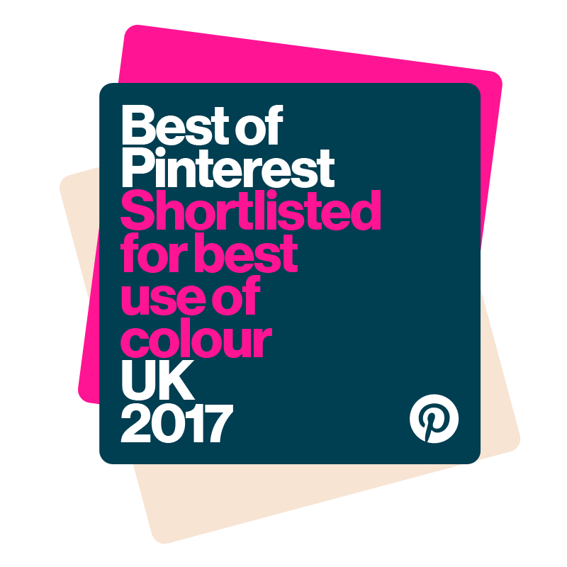 Best of Pinterest awards best use of colour 2017