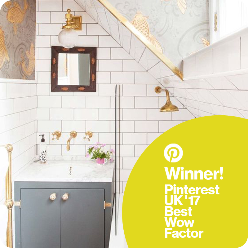 Winner Pinterest UK 17 Best Wow factor interior The Pink House bathroom