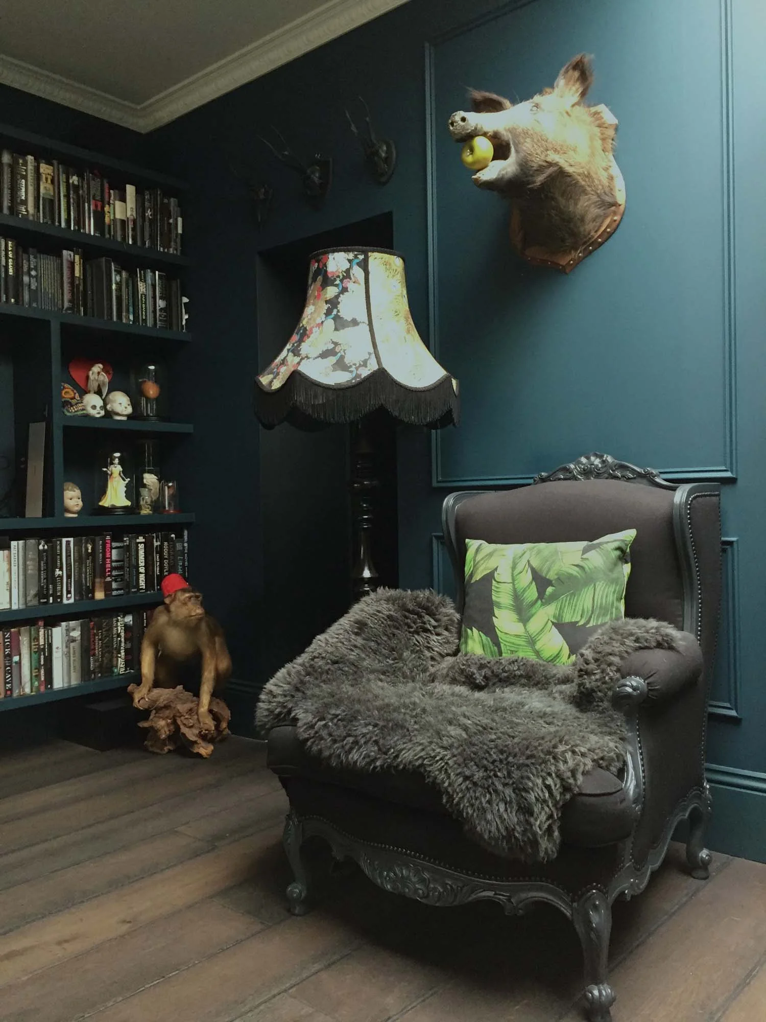 Laurie Lee S Darkly Dramatic Homage To Abigail Ahern The Pink House If you think a room is lacking oomph, try upgrading your lighting. darkly dramatic homage to abigail ahern