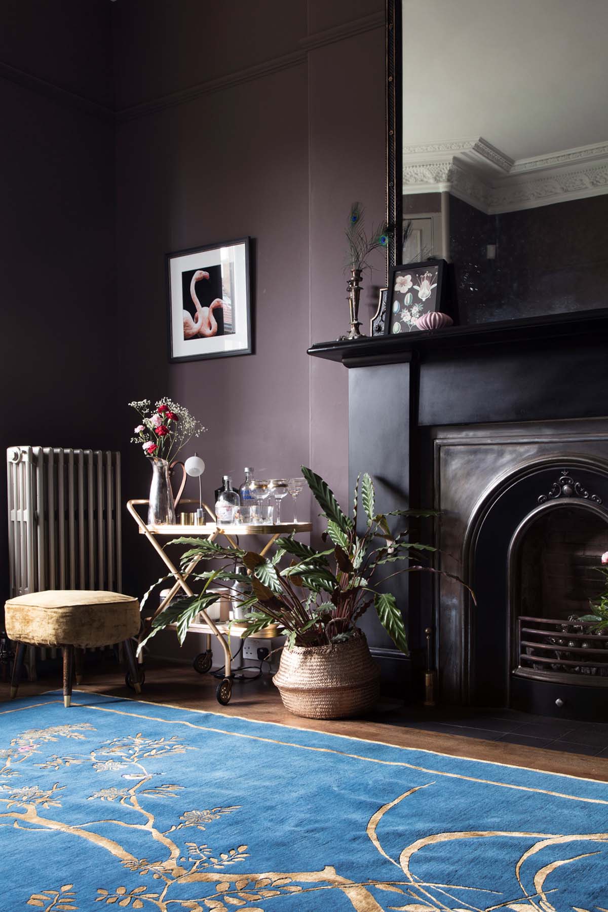 Wendy Morrison Design's new hand-knotted rug Jardin de Chinois in Fiona from Around the Houses blog's gorgeous home/Photo: Susie Lowe