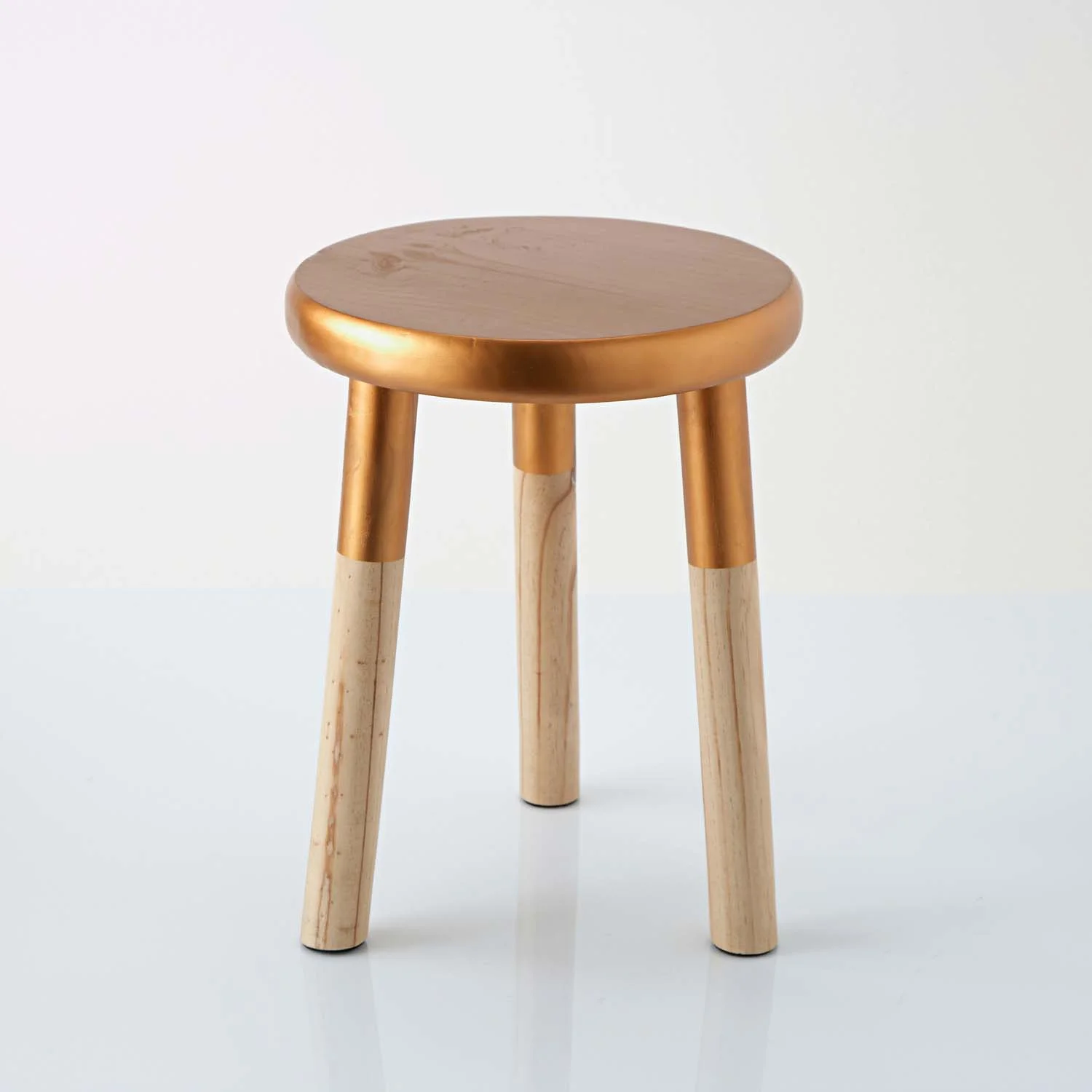 Elori copper stool by La Redoute