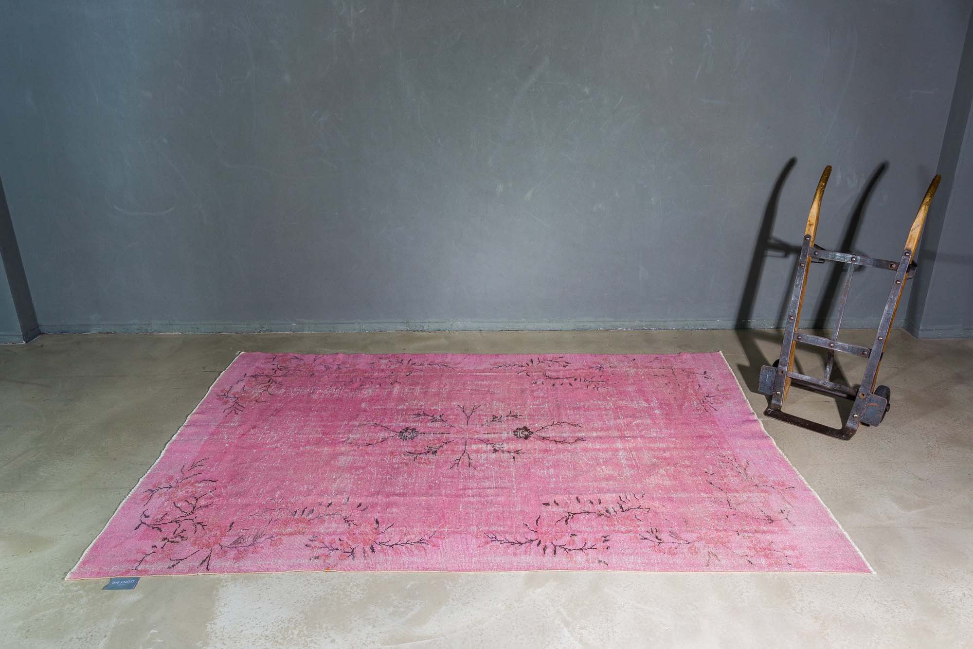 Pioneer Works pink vintage rug from The Knots
