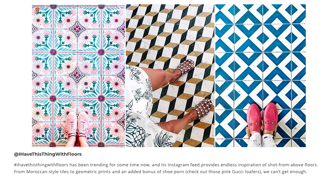 I have This thing with floors Instagram account