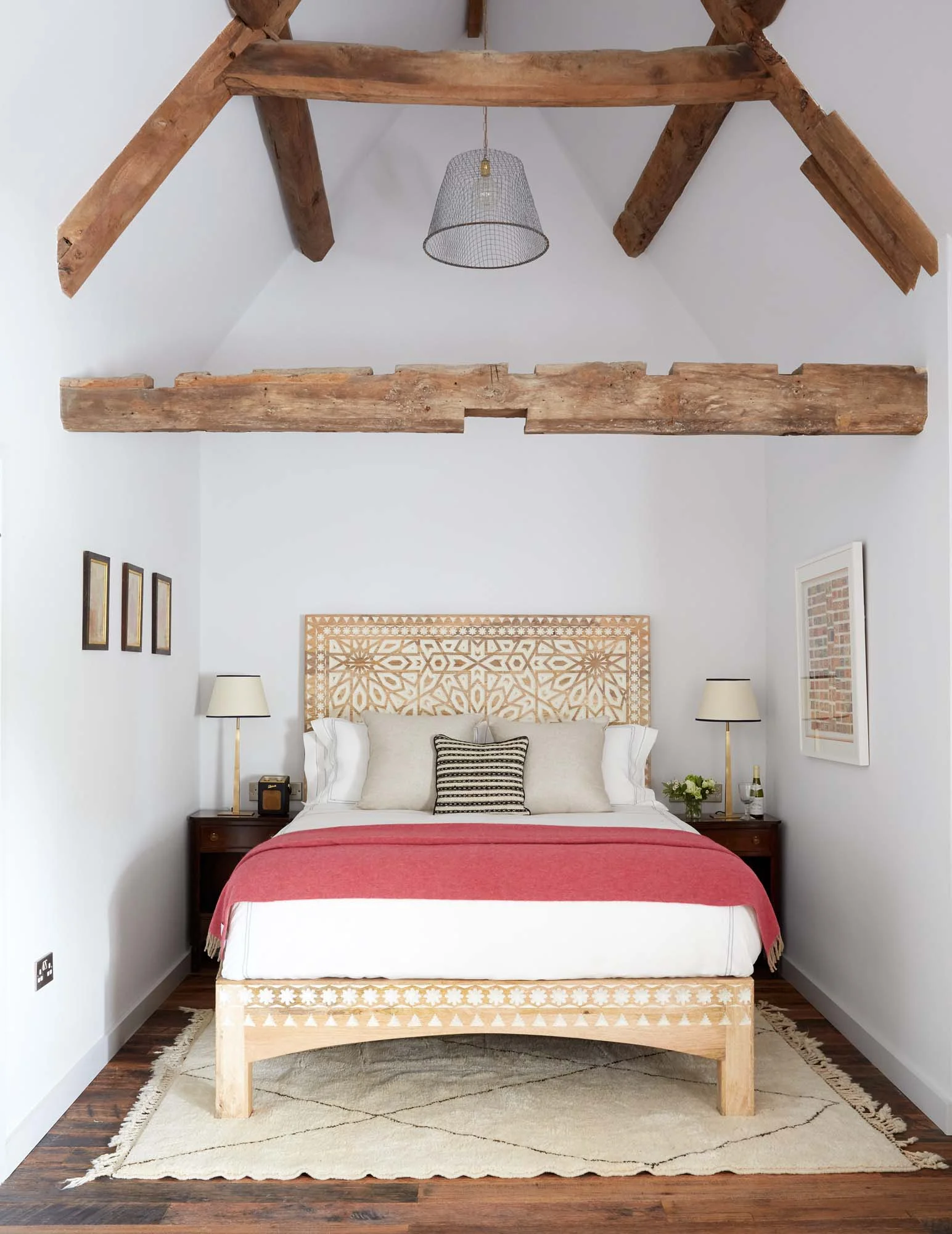 My bed. Pink House Husband was allowed one quarter
