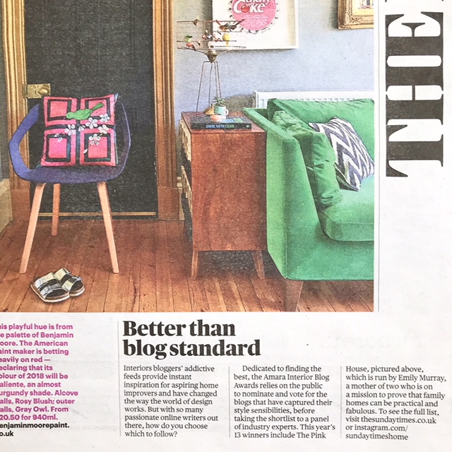 The Pink House Amara IBA 2017 win in The Sunday Times