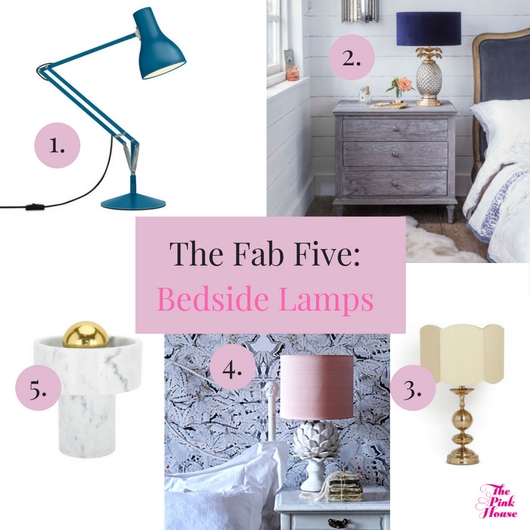 The Fab Five bedside lamps Soho Home