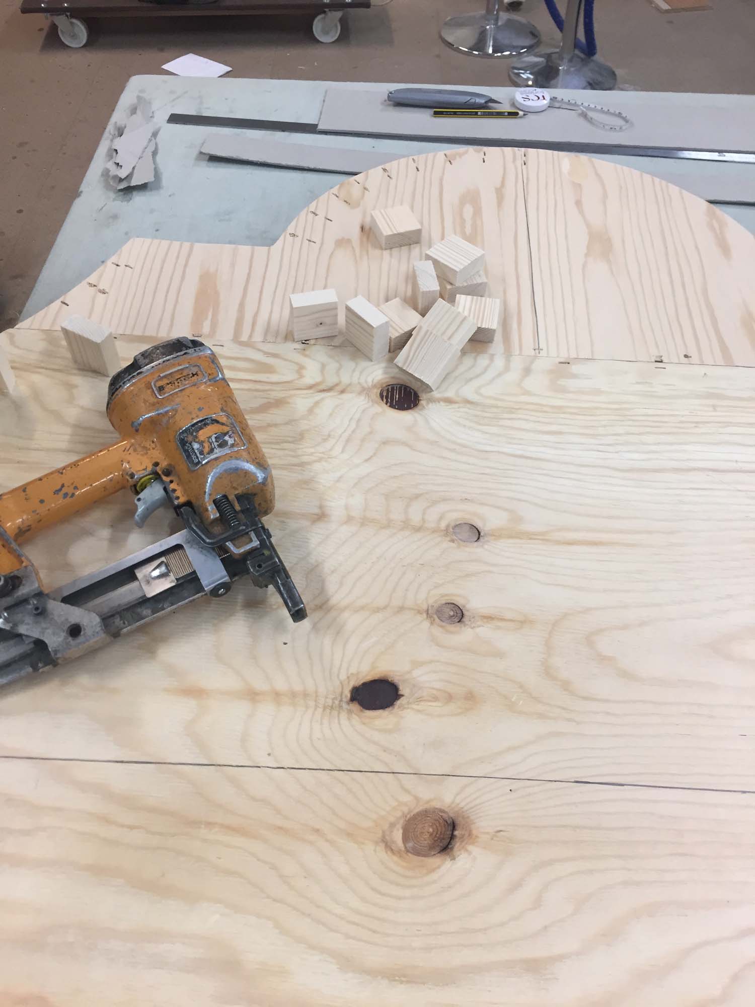 Shaping my headboard