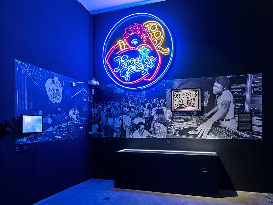 Inside the Night Fever exhibition/photo: Mark Niedermann