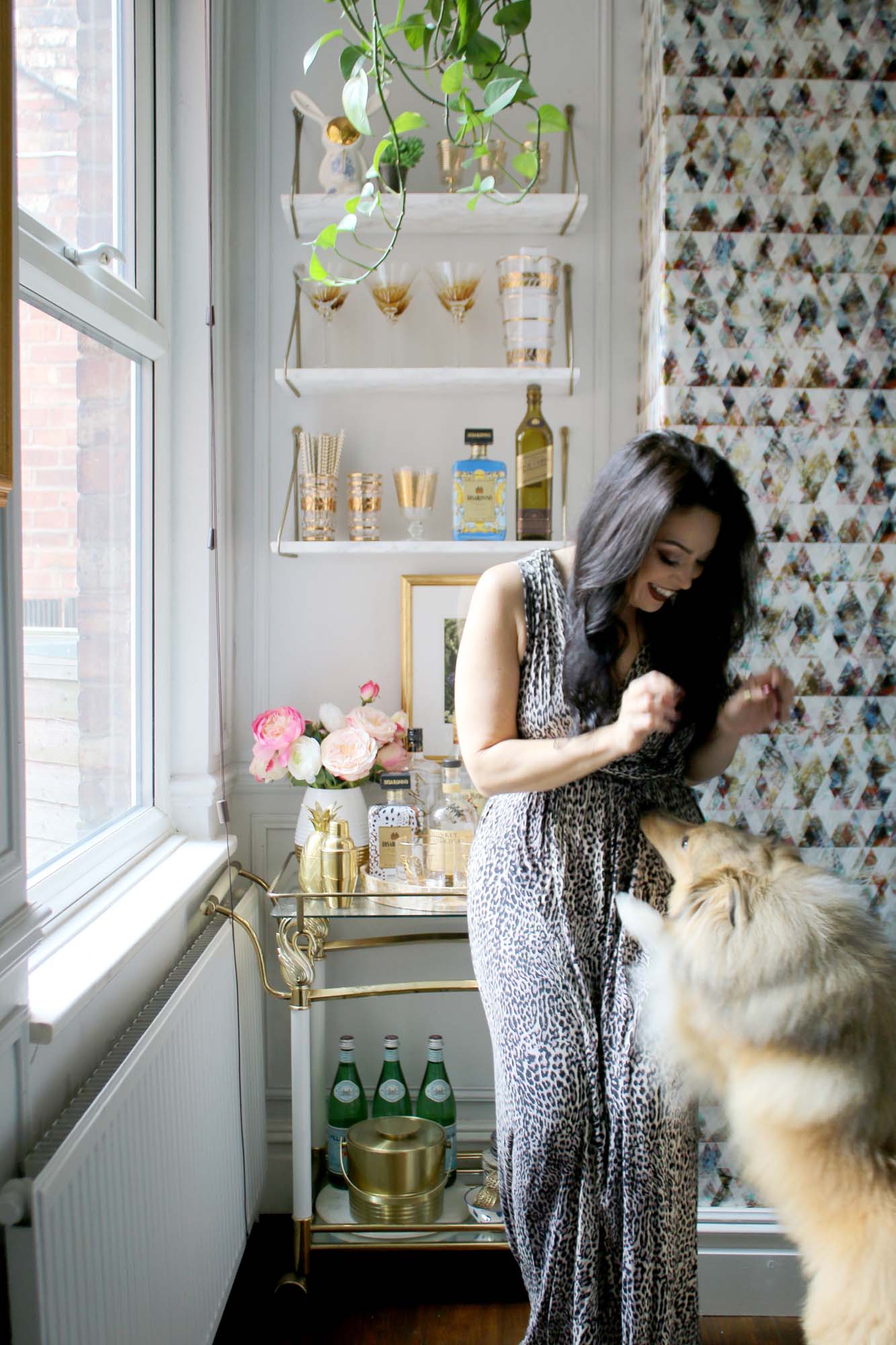 Kimberly Duran in her dining room