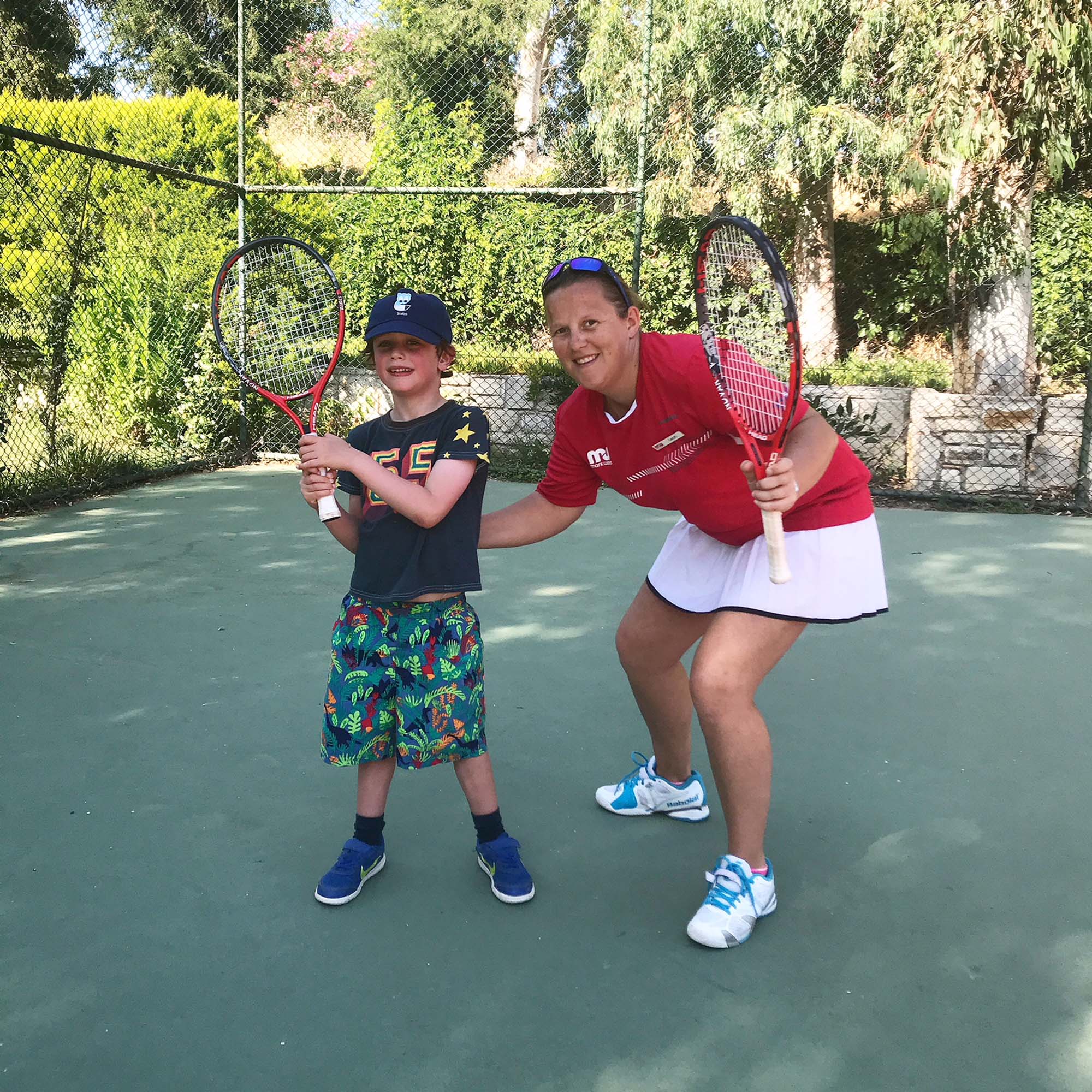 Private tennis lesson with lovely Coach Leah
