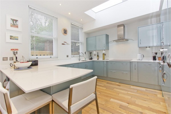 BEFORE: Our kitchen as it appeared in the estate agent's brochure