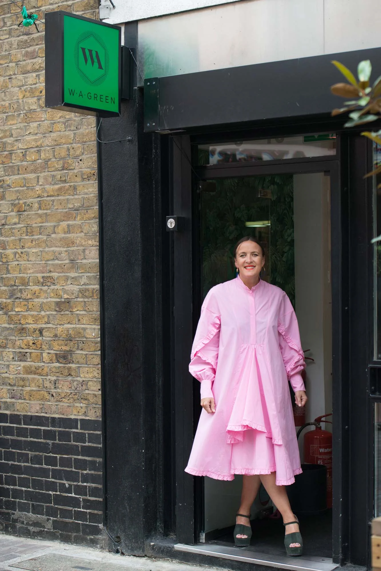 Zoe outside her fabulous boutique, W.A.Green